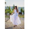 DÁMSKÉ Šaty MARSEILLE WHITE mušelín