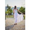 DÁMSKÉ Šaty MARSEILLE WHITE mušelín