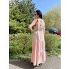 DÁMSKÉ Šaty MARSEILLE APRICOT mušelín