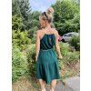 DÁMSKÉ Šaty DEMI LONG EMERALD mušelín