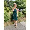 DÁMSKÉ Šaty DEMI LONG EMERALD mušelín