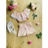 DÍVČÍ Mušelínkový set APRICOT Pink