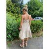 DÁMSKÉ Šaty VAMP DEMI LONG SAND mušelín