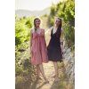 DÁMSKÉ Šaty VAMP DEMI LONG BLACK mušelín