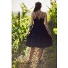 DÁMSKÉ Šaty VAMP DEMI LONG BLACK mušelín