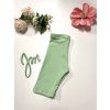 Dívčí úpletové kraťasy PASTEL GREEN
