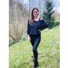 Dámská CROP mikina BLACK WARMKEEPER