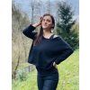 Dámská CROP mikina BLACK WARMKEEPER