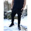 Pánské Plátěné Kalhoty Baggy Bricks BLACK