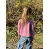 DÍVČÍ CROP mikina PINK WARMKEEPER