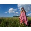 DÁMSKÉ Šaty MARSEILLE LIGHT PINK DEMI LONG mušelín