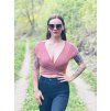 DÁMSKÝ Multifunkční TOP Pink MUŠELÍN