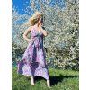 Lehoučké DÁMSKÉ Viskózové Šaty VAMP LONG Flora
