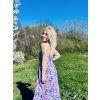Lehoučké DÁMSKÉ Viskózové Šaty VAMP LONG Flora