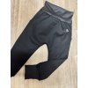 DĚTSKÉ ROSTOUCÍ SOFTSHELLOVÉ baggy s fleecem BASIC BLACK