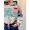 Dámská PATCHWORK Oversize Hoodie 3