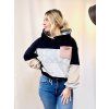 Dámská PATCHWORK Oversize Hoodie 4