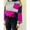 Dámská PATCHWORK Oversize Hoodie 5