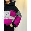 Dámská PATCHWORK Oversize Hoodie 6