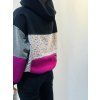 Dámská PATCHWORK Oversize Hoodie 6