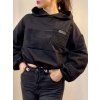 Dámská PATCHWORK Oversize Hoodie 7