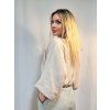 DÁMSKÝ OVERSIZE TOP Beige MUŠELÍN