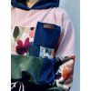 Dámská PATCHWORK Oversize Hoodie 11