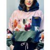 Dámská PATCHWORK Oversize Hoodie 11
