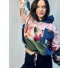 Dámská PATCHWORK Oversize Hoodie 11