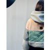 Dámská PATCHWORK Oversize Hoodie 12