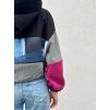 Dámská PATCHWORK Oversize Hoodie 18