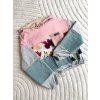 Dámská PATCHWORK Oversize Hoodie 21