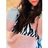 Dámská PATCHWORK Oversize Hoodie 28 LONG