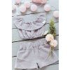 Mušelínkový set LAMBADA Grey - Holčička