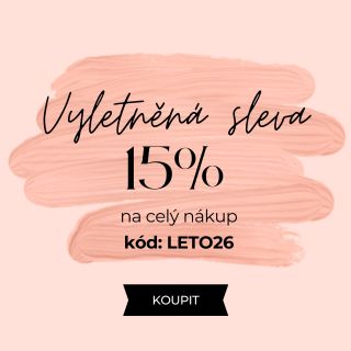 Ahoj krásky! Vyberte si svůj vyletněný kousek se slevou 15%! Stačí zadat kód: LETO26 na konci objednávky. Platí do neděle...