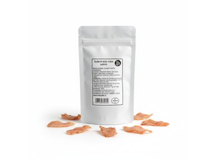 A professional e shop profile picture of the turkey jerky package from turkey jerky package standi