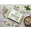 Create another nice image in a healthy snack setting with the pistachio and white chocolate protein