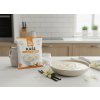 Create a nice image in a kitchen setting with the vanilla porridge package from subject 1 prominen (1)