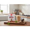 Create a nice image in a kitchen setting with the cappuccino cocktail package from subject 1 promi kopie