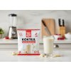 Create a nice image in a kitchen setting with the white chocolate protein cocktail package from sub