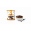 Make the bowl of cocoa porridge in cocoa porridge image less full