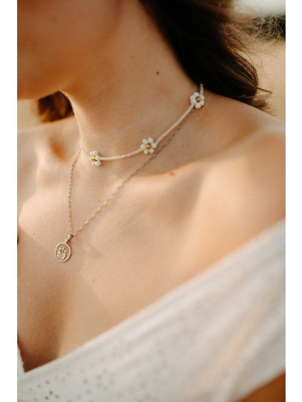 Náhrdelník - sedmikrásky