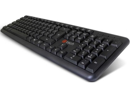 C-TECH klávesnice KB-102 USB slim - black