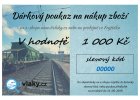 Dárkové poukazy a předměty, trička