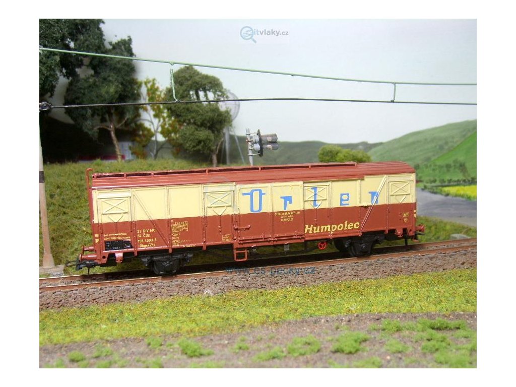 H0 - Sestavený model Gbgs/Zts Orlen Humpolec,ČSD / ES PEČKY 28012.3