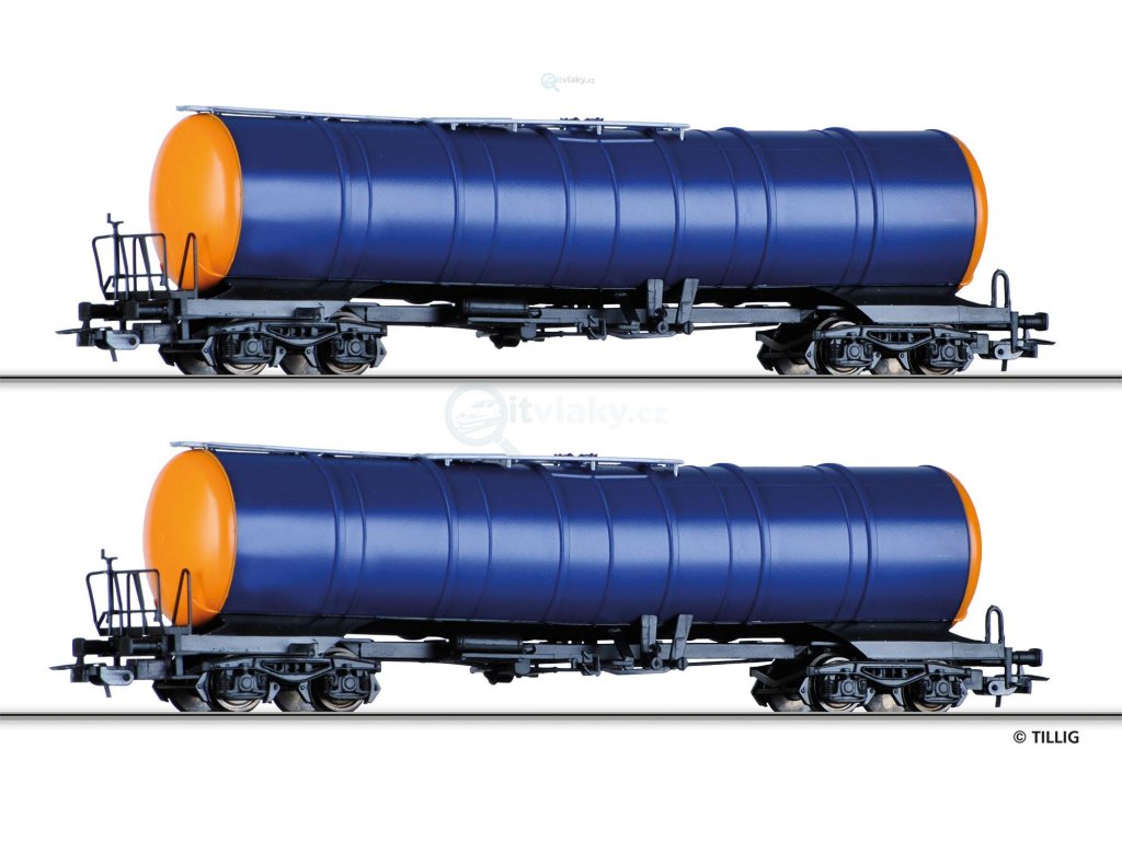 H0 - set dvou cisteren Zacns WASCOSA AG / Tillig 70040 E