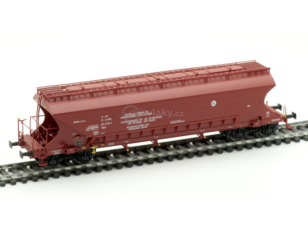 ARCHIV H0 - výsypný vůz H-MÁVC ep. VI, Tagps, červený / Albert-Modell 065006