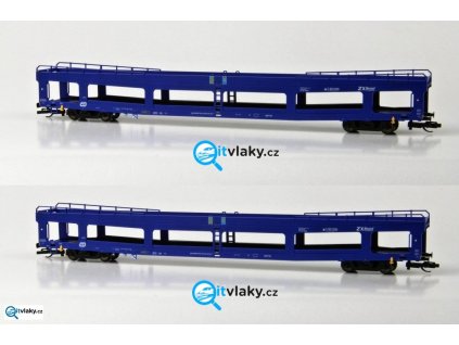 SLEVA! TT - Set dvou vozů DDm pro přepravu automobilů ČD / Tillig 01641