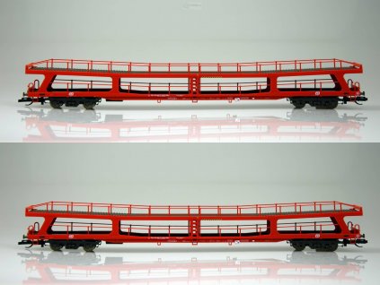 TT - set dvou vozů ČD DDm 915 pro přepravu automobilů / Tillig 01670