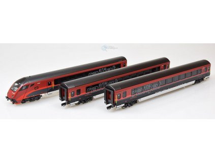 ARCHIV TT - set 3 vozů Railjet ÖBB, 2x 2.třída a řídící vůz / Tillig 01755 E